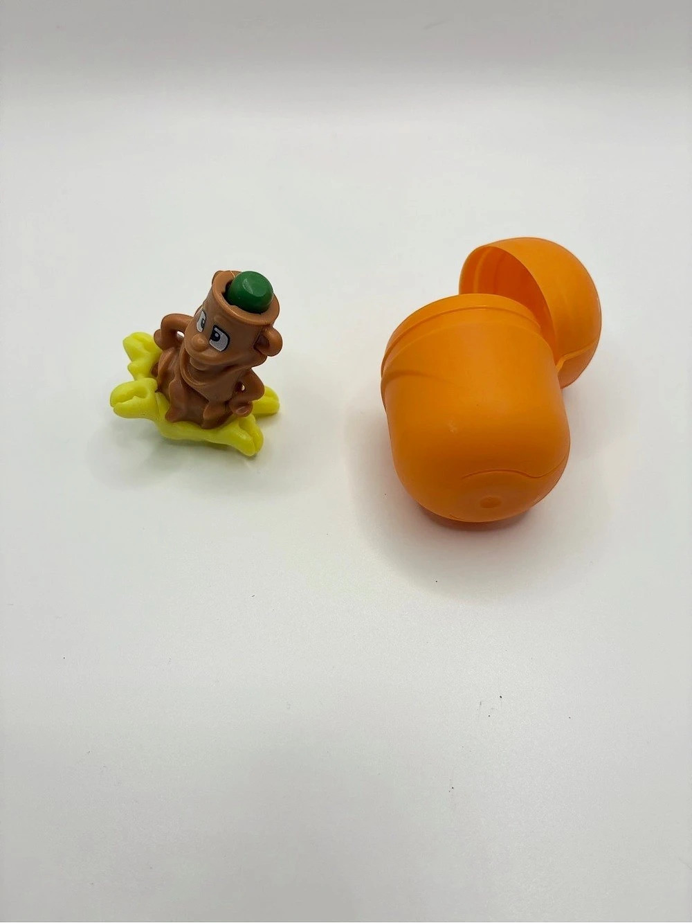 Kinder Monkey Character Figurine in Orange Capsule